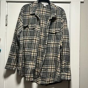 Plaid boyfriend shirt